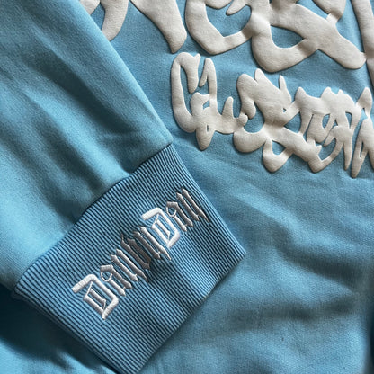 One Step Closer Satin Hoodie 'Glacier'