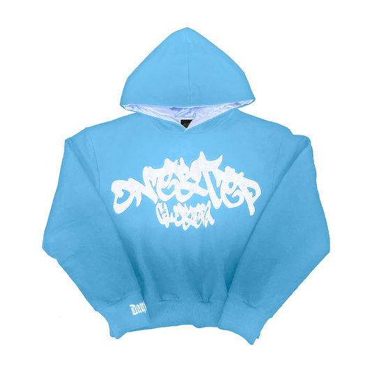 One Step Closer Satin Hoodie 'Glacier'